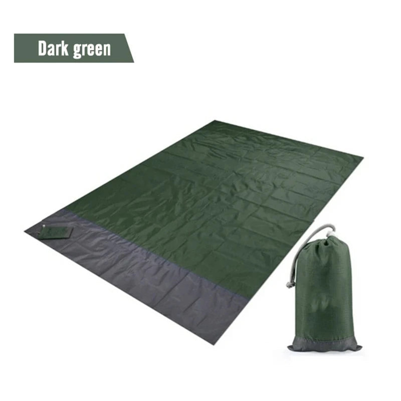 Waterproof Beach Mat Extra Large Outdoor Camping Mat Blanket Folding Sand Free Pocket Mattress Portable Lightweight Picnic Mats