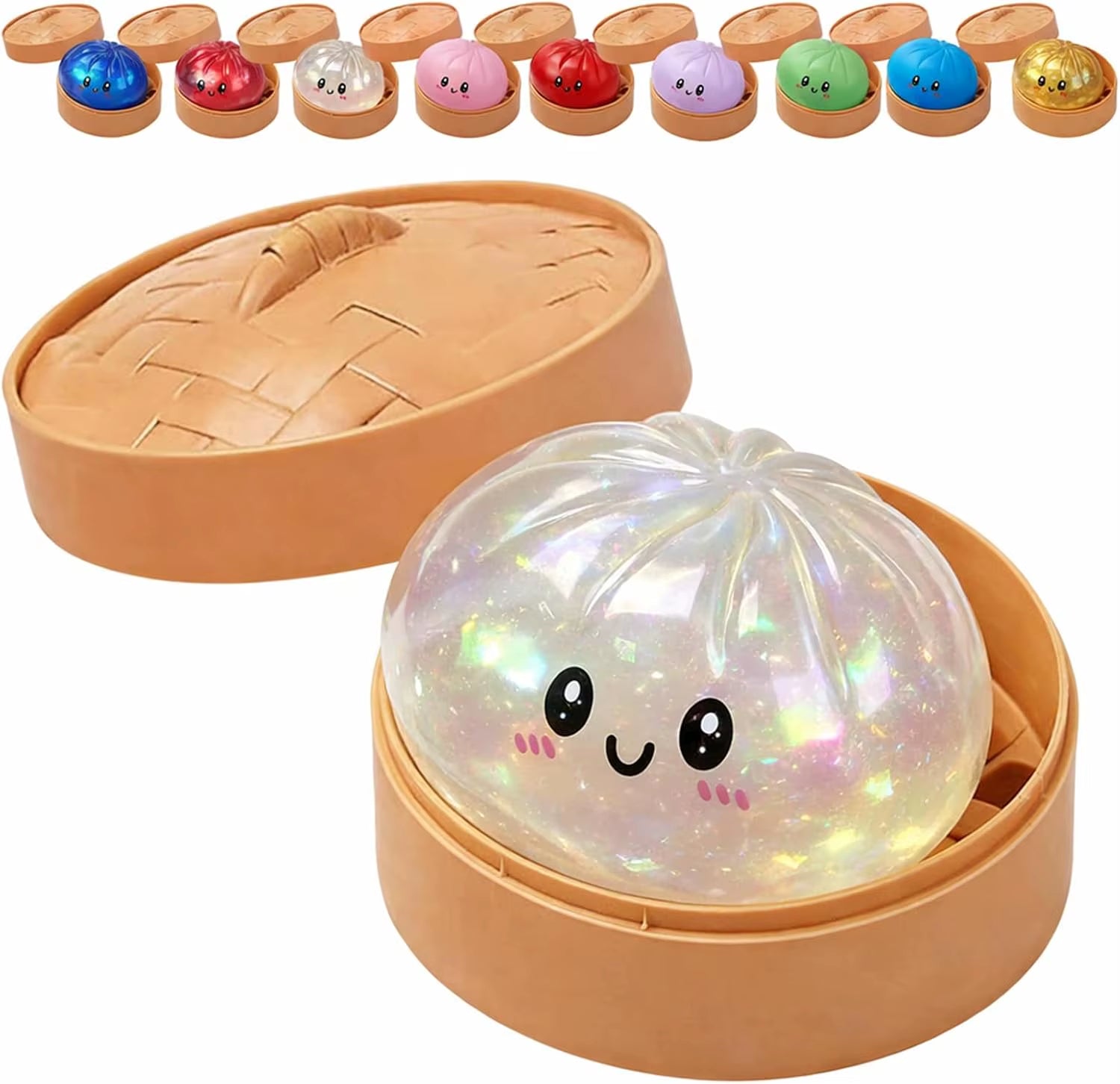 Glitter Dumpling Sensory Squeeze Toy