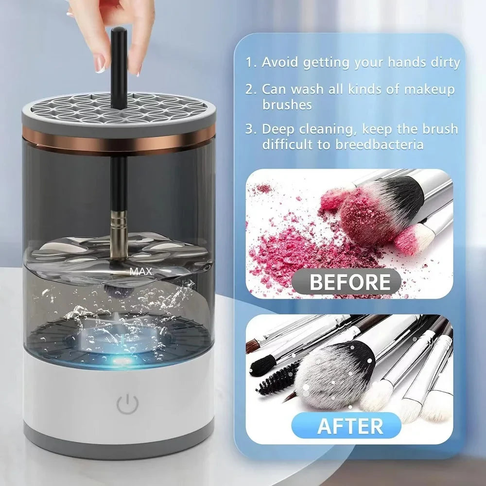 Automatic Electric Makeup Brush Cleaning Machine Fast Dryer