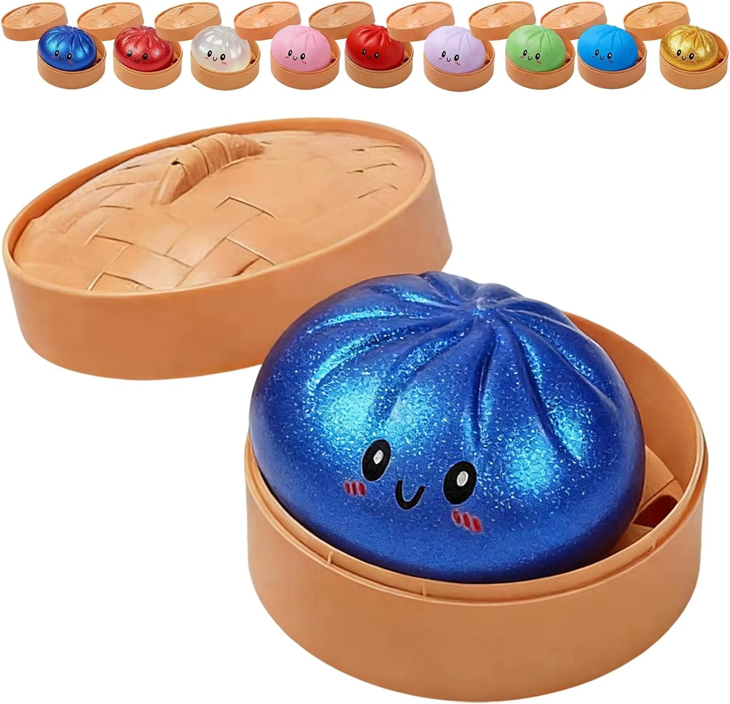 Glitter Dumpling Sensory Squeeze Toy