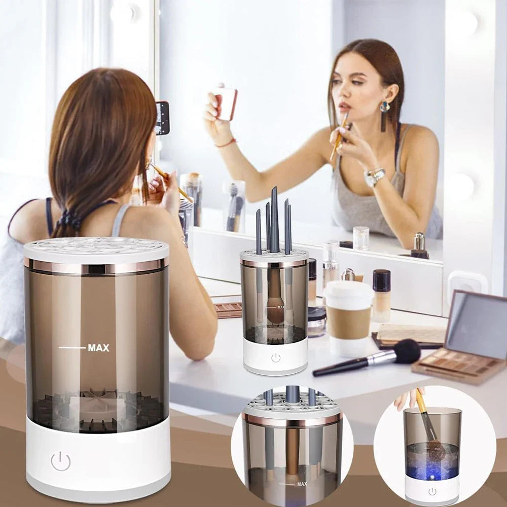 Automatic Electric Makeup Brush Cleaning Machine Fast Dryer
