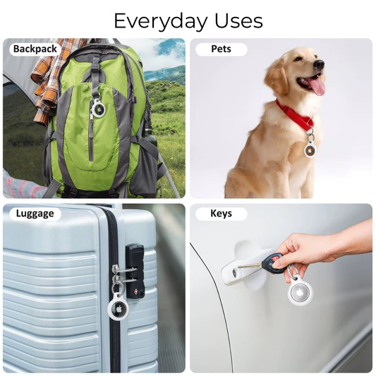 Silicone AirTag Keychain Holder