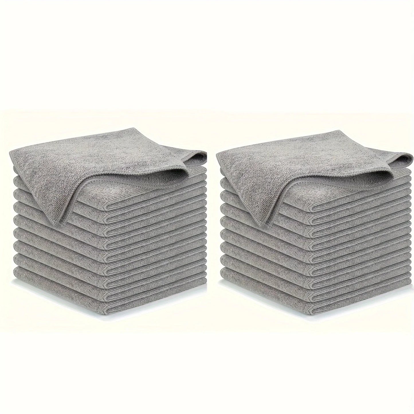 Ultra-Soft Microfiber Cleaning Cloth Set (5, 10, or 20 Pack)