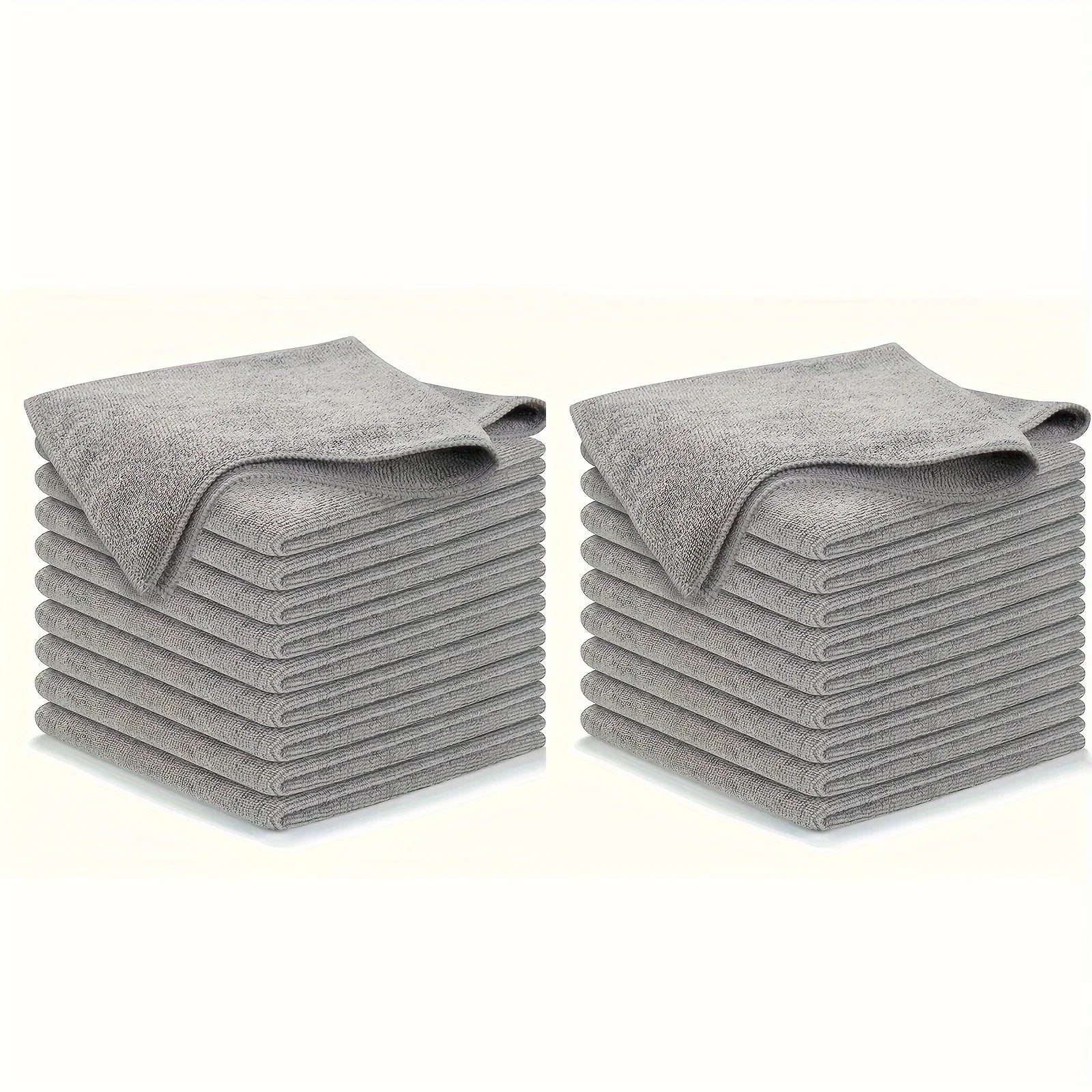 Ultra-Soft Microfiber Cleaning Cloth Set (5, 10, or 20 Pack)