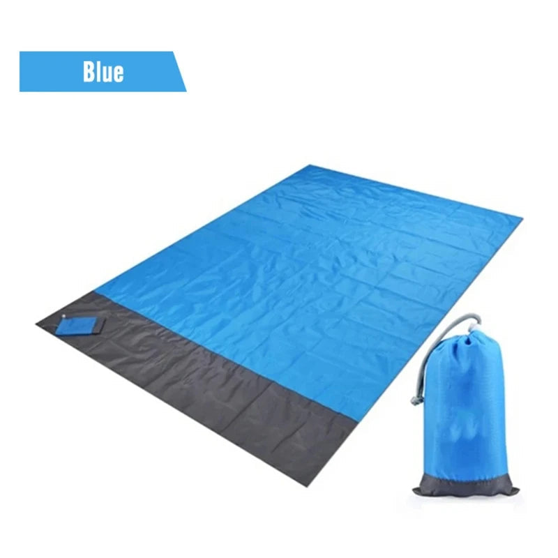 Waterproof Beach Mat Extra Large Outdoor Camping Mat Blanket Folding Sand Free Pocket Mattress Portable Lightweight Picnic Mats